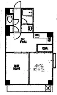 フラットワセダ【8階】の間取り