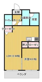 リスタジォーネ迎町【4階】の間取り