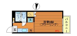 東京都武蔵野市中町3【アパート】の間取り