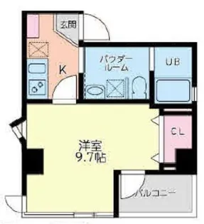 ラ・ヴィオレ東中野【5階】の間取り