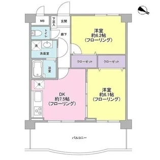 BELNOS34【3階】の間取り