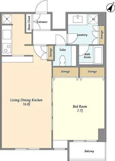 ナーベルお茶の水【9階】の間取り