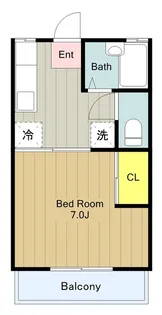 サンチェリーハイツ【2階】の間取り