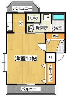 セジュールII【3階】の間取り