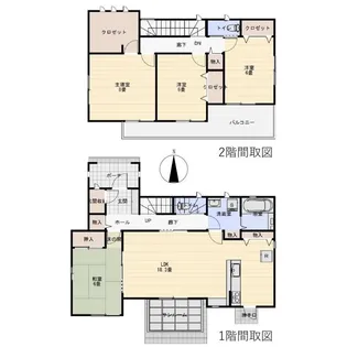 栃木県佐野市奈良渕町【一戸建】の間取り