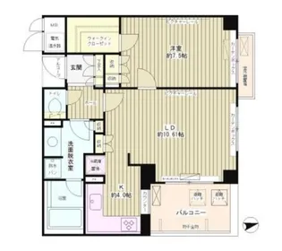 エル・セレーノ西早稲田【3階】の間取り