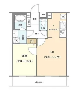 東京都中野区弥生町2【マンション】の間取り