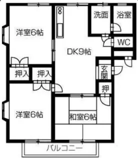 エクセレント ソシア【1階】の間取り
