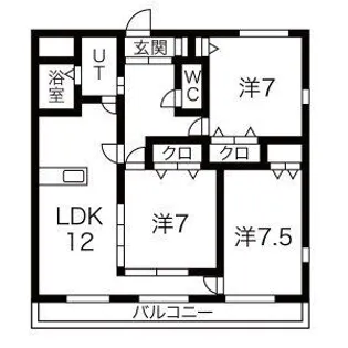 GRANDカメリア【2階】の間取り