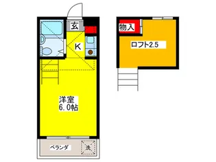 コウシンロフト【4階】の間取り