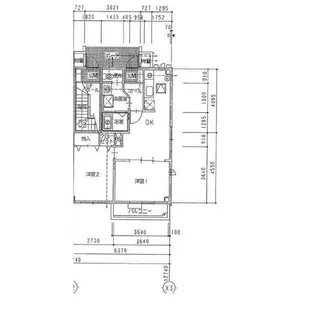 ストリートまきばB【1階】の間取り