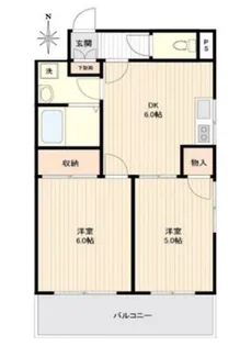 コーポ紅花【3階】の間取り