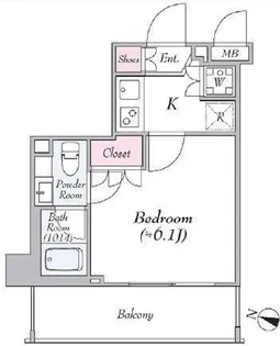 レアライズ平和島【6階】の間取り