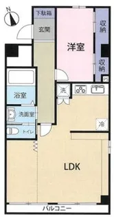 中銀京橋マンシオン【12階】の間取り
