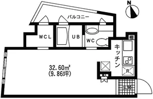 西麻布CO-HOUSE【4階】の間取り
