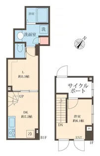 スフィア日本橋富沢町の間取り