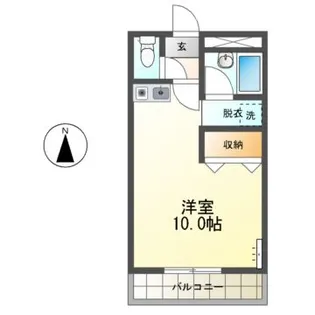 エスポアファースト【1階】の間取り