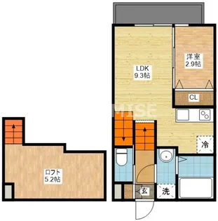 MODERN PALAZZO 諫早Prime【2階】の間取り