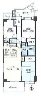ガーデンホーム大井【3階】の間取り