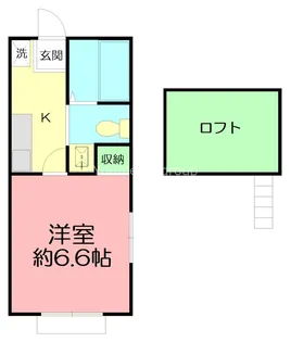 ハーミットクラブハウス大船II【2階】の間取り