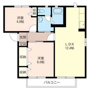 Soleil(ソレイユ)C【2階】の間取り