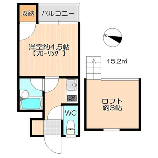 ◆ビバリーヒルズ宗像【2階】の間取り