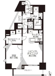 Brillia大井町レジデンス【3階】の間取り