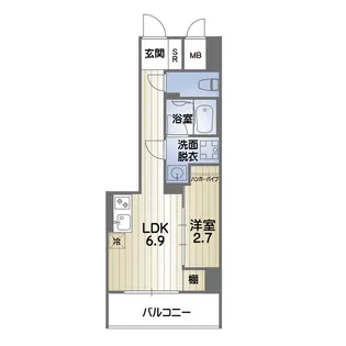 RISE KUMAMOTO EXE【8階】の間取り