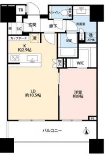 白金ザ・スカイ【18階】の間取り