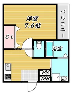 フジパレス浜寺諏訪森東II番館【1階】の間取り