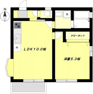 ハウス池亀11号館【2階】の間取り