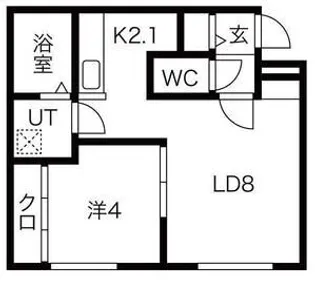 レーヴィア千歳【3階】の間取り