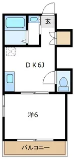 Belle Vue Le Vent【2階】の間取り