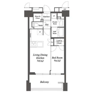 プライマル練馬豊島園【4階】の間取り