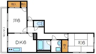 メゾンプログレス【1階】の間取り