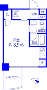 マーレ横浜白金【5階】の間取り