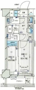 GENOVIA小村井【5階】の間取り