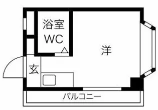 ロイヤル神路III【5階】の間取り