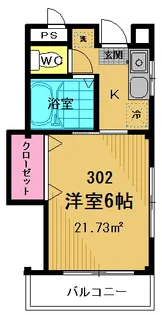 Hills ISHIYA【2階】の間取り