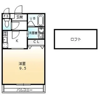 エスペランサ【2階】の間取り
