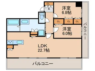 グランフォーレ諏訪野プレミアム【12階】の間取り