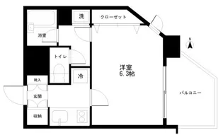 ヴェルステージ板橋本町【7階】の間取り