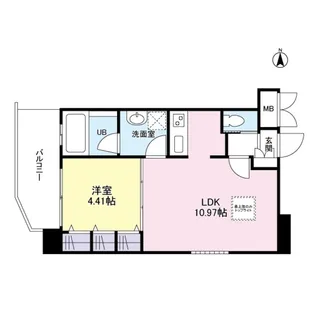 レジディア新大阪2【5階】の間取り