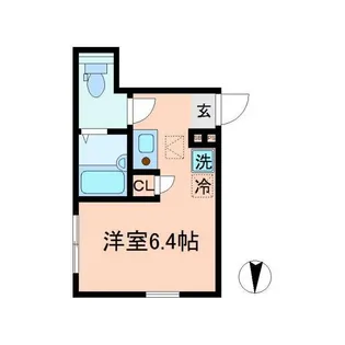 クレール自由が丘【1階】の間取り