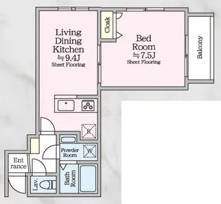 Colina Alta【1階】の間取り