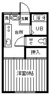 ウェルプレイス【1階】の間取り