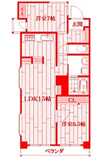 コパールーフ【7階】の間取り