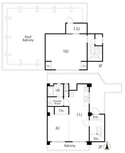 石橋ビルの間取り