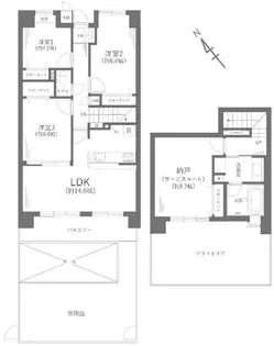 ドラゴンマンション橋本十弐番館の間取り
