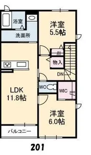 ベルプラージ【2階】の間取り
